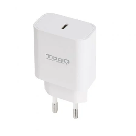 TooQ Cargador de Pared USB-C PD 20W Blanco TQWC-PDUSBC20W